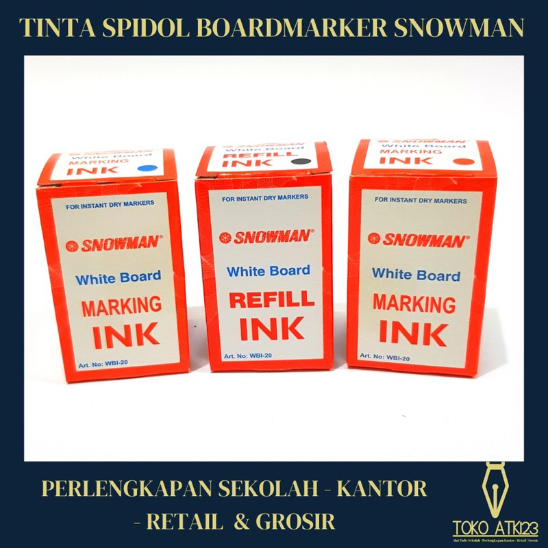 

SNOWMAN WHITE BOARD REFILL INK