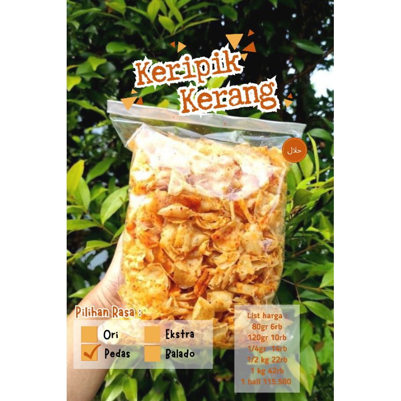 

Kripiklicious - Keripik Kerang Gurih Renyah Daun Jeruk Cemilan