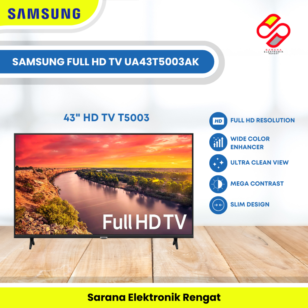 FULL HD TV SAMSUNG 43 Inch / SAMSUNG FULL HD TV 43 INCH 43T5003AK