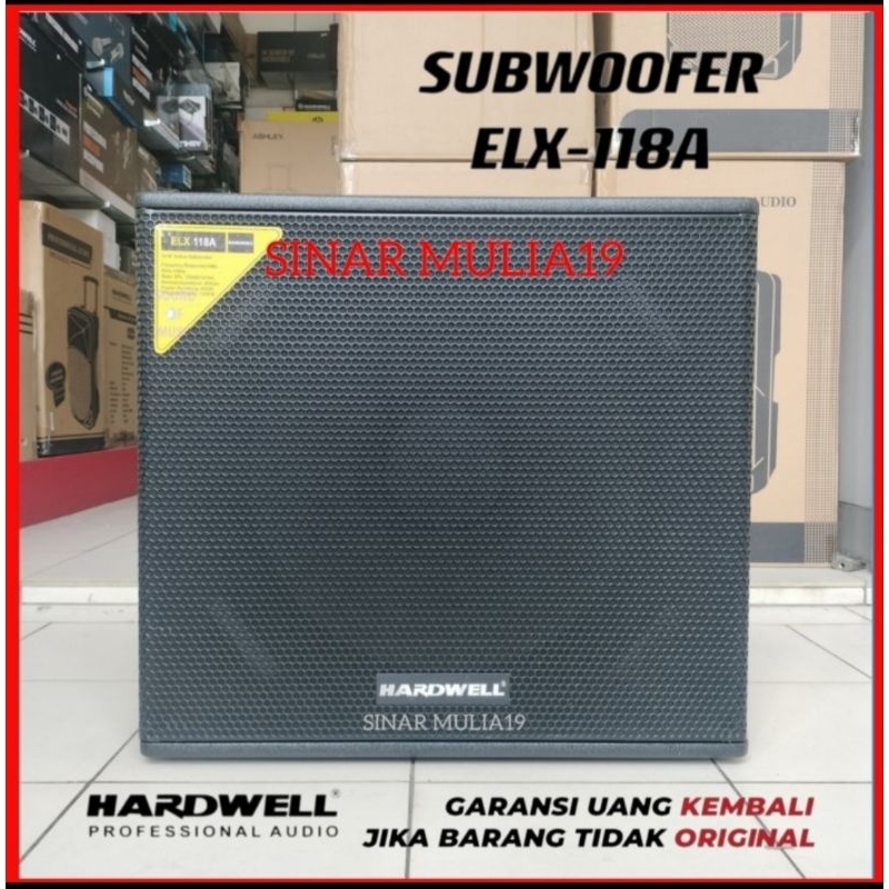 Subwoofer Aktif 18 Inch Hardwell ELX 118A Original Produk Garansi Resmi Hardwell