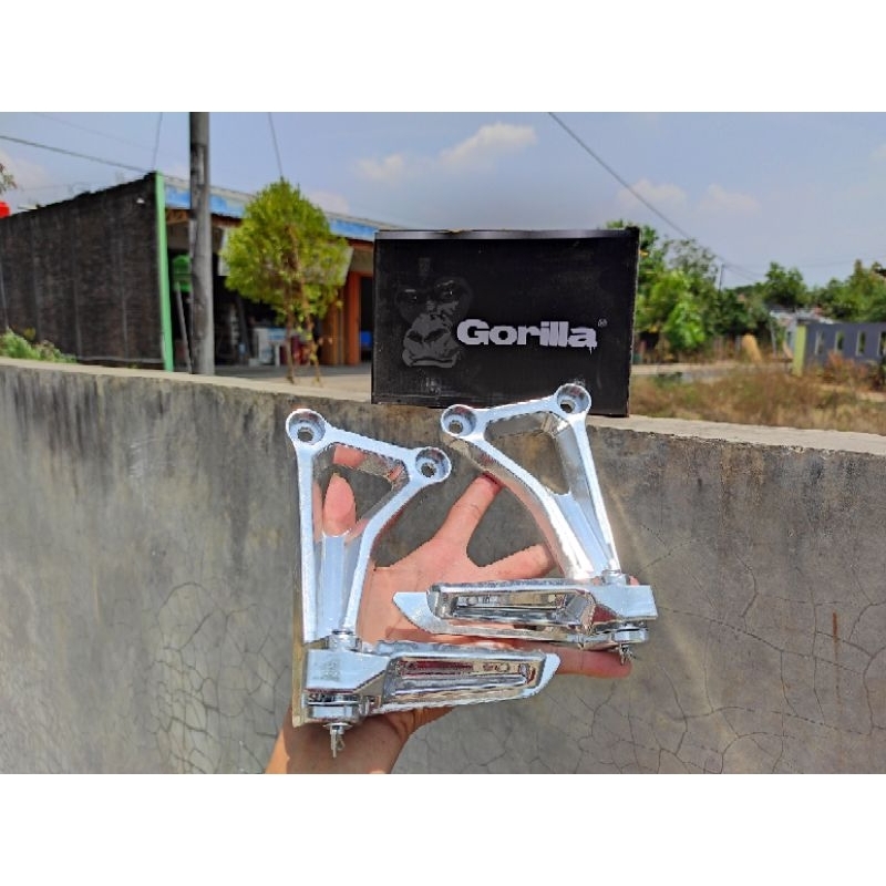 postep footstep gantung belakang cbr 650 import gorilla detail original klik bar-step cbr 650