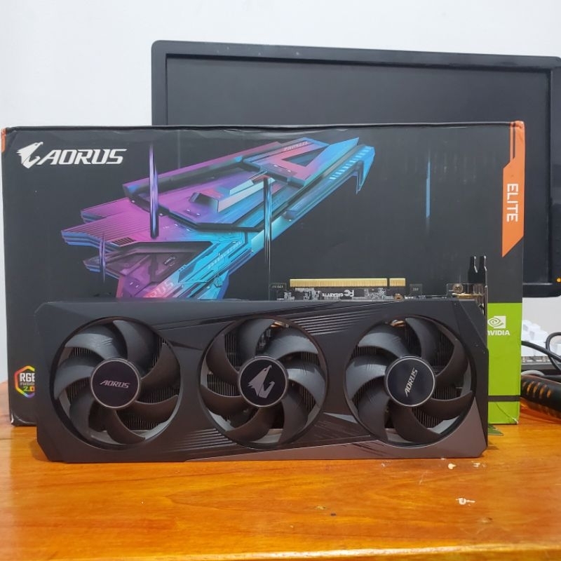 VGA RTX 3060 TI Aorus Elite 8 Gb Bukan 3060 12gb