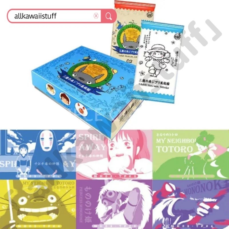 Kartu Koleksi Ghibli Original Licensed Ghibli Museum Mitaka 1 Box | Totoro Princess Mononoke Kaonash