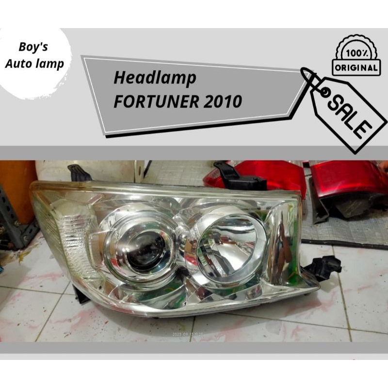 Headlamp Lampu Depan Fortuner 2010 Original