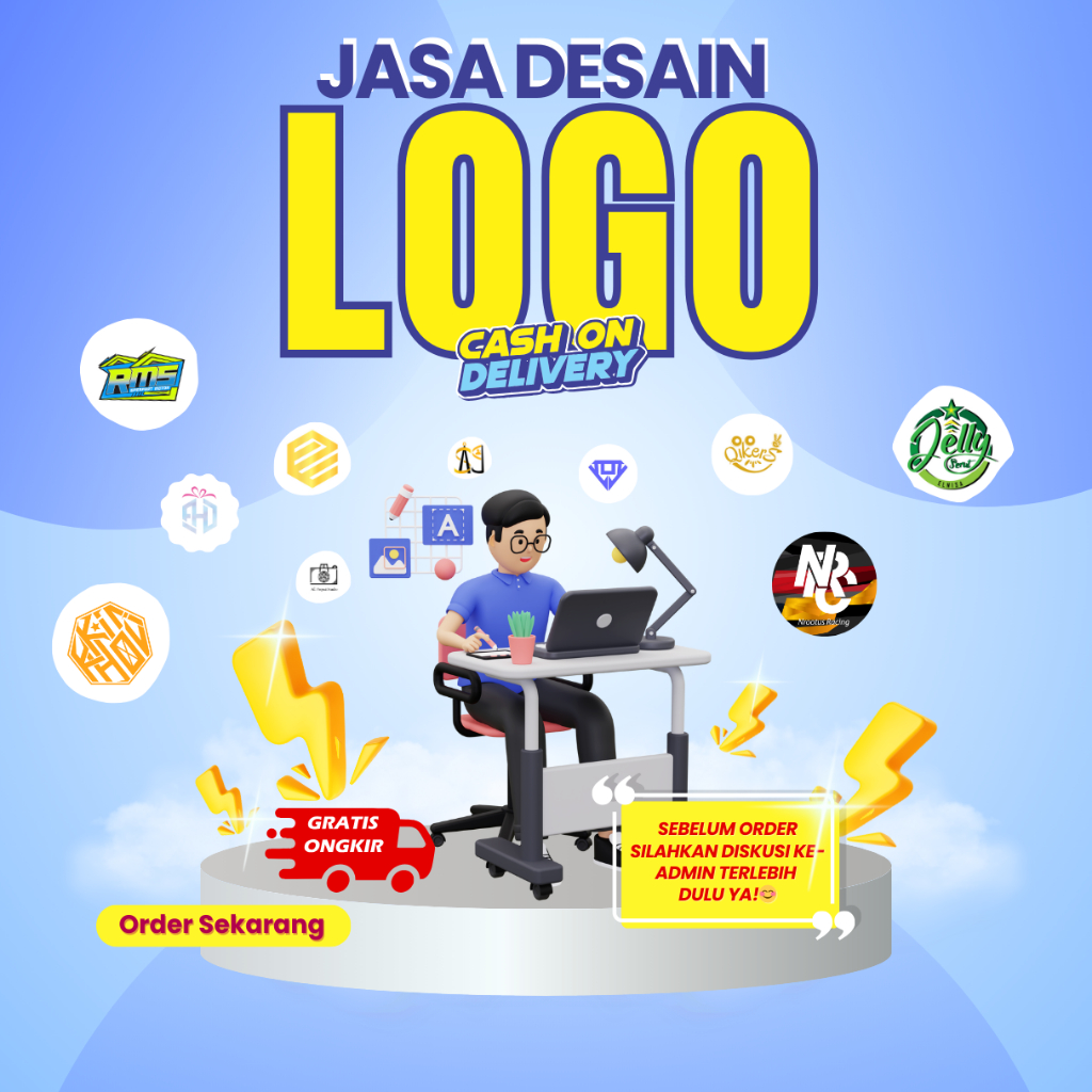 JASA DESAIN LOGO PREMIUM, LOGO NAMA, BISNIS, OLSHOP, UMKM/DESAIN LOGO HD/LOGO PROFESIONAL