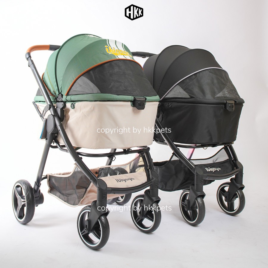 Retro Luxe Ibiyaya Pet Stroller Anjing