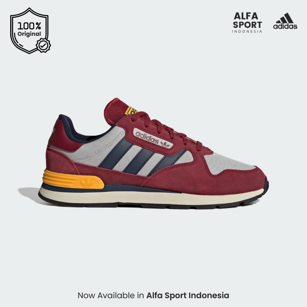 Sneakers Tenis Pria Adidas Trezoid 2 Merah Biru