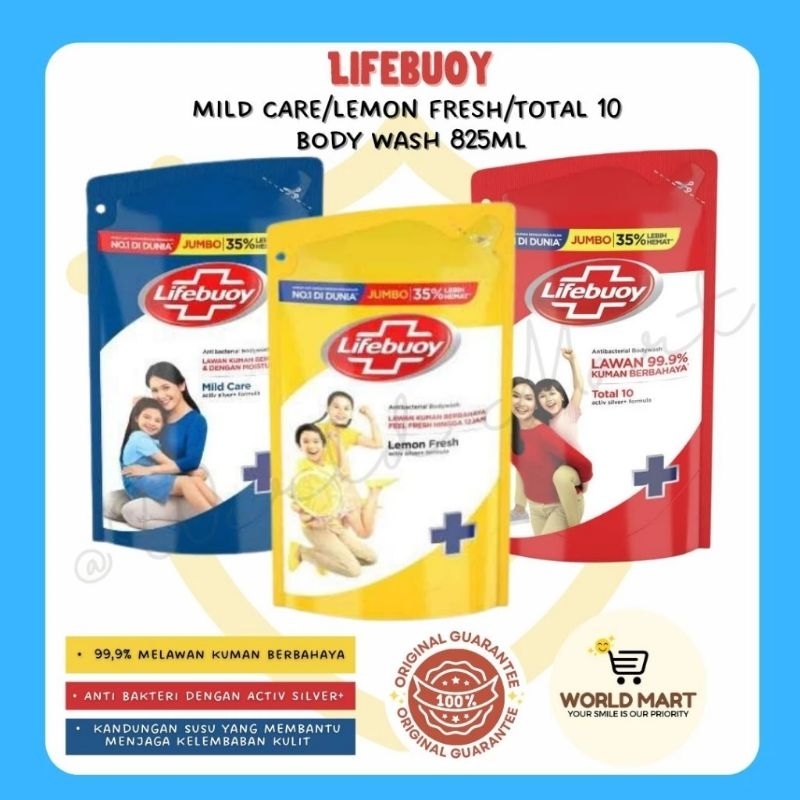 LIFEBUOY BODY WASH 825ML LIFEBUOY SABUN MANDI LIFEBUOY SABUN CAIR LIFEBUOY