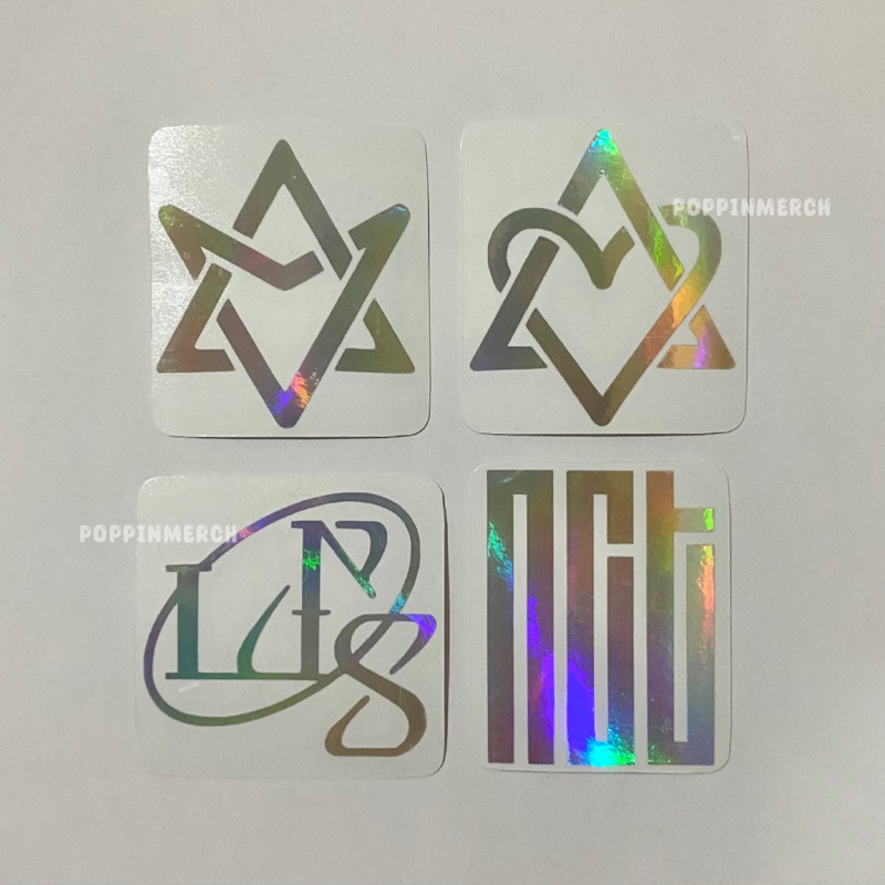 ASTRO - AROHA - LUN8 - NCT | Logo Hologram Sticker | Deco Lightstick / Robong / Neobong