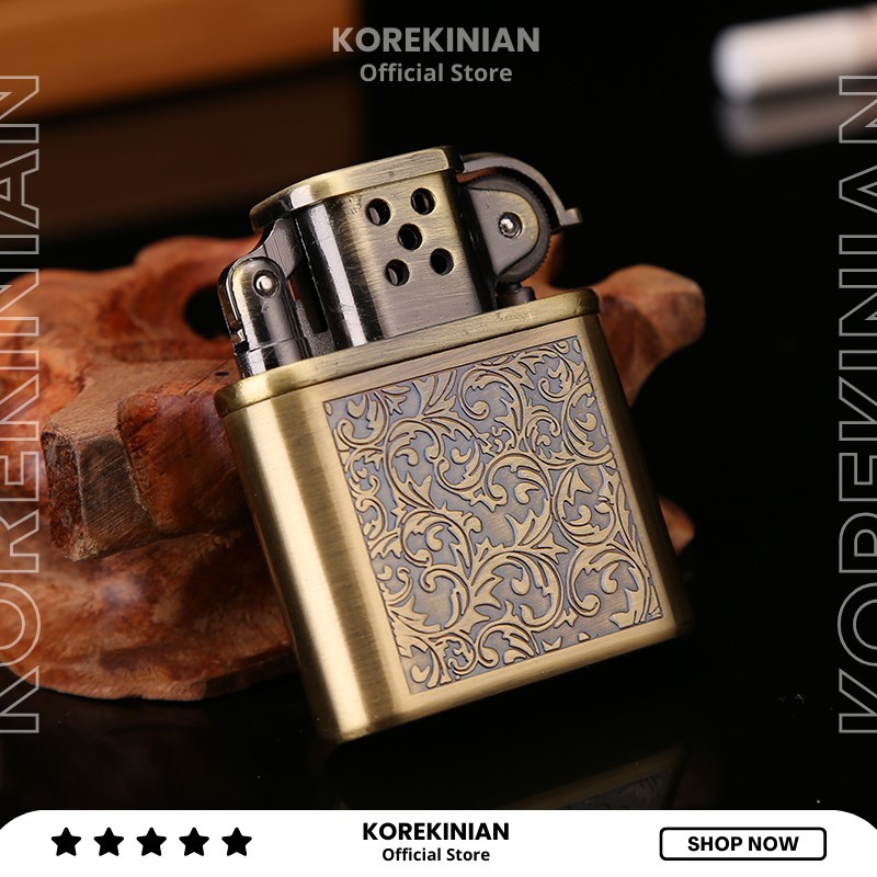 Korek Api Gas Model Jadul Vintage Classic HY 303