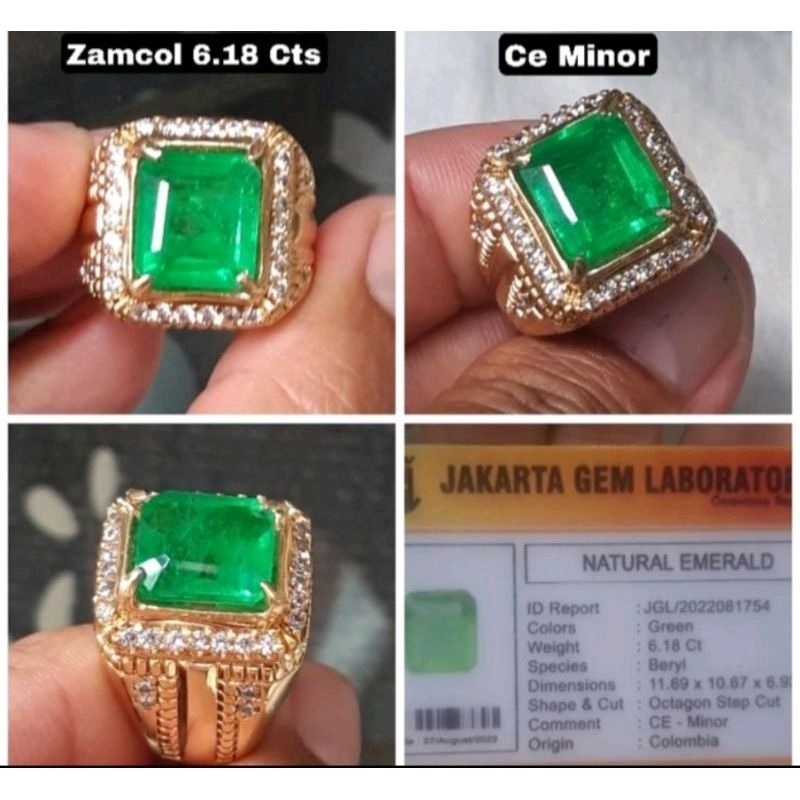 Cincin Batu Zamrud Colombia