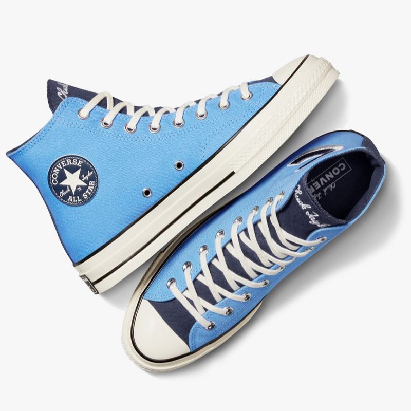 Converse Chuck 70 Hi Letterman Hairloom Blue Navy Egret Original Bnib