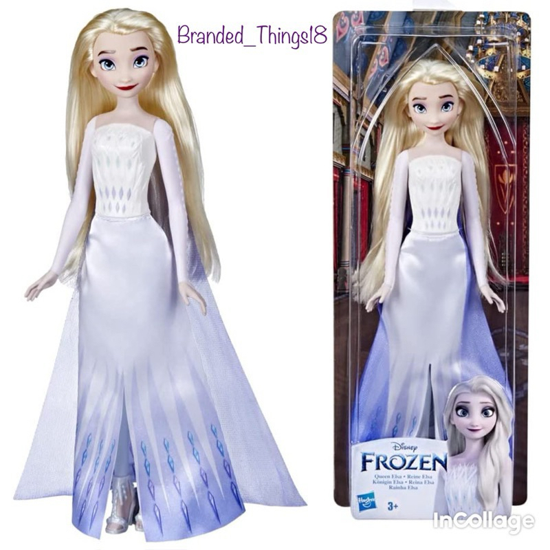 Queen Elsa Doll Frozen 2 Hasbro Princess Dress Gaun Putri Ratu Elsa Anna Arendelle Original Boneka F