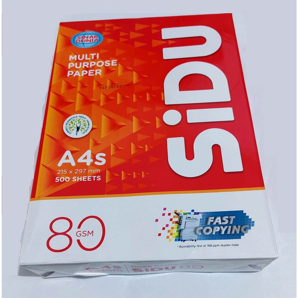 

HVS 80 GR A4S SINAR DUNIA
