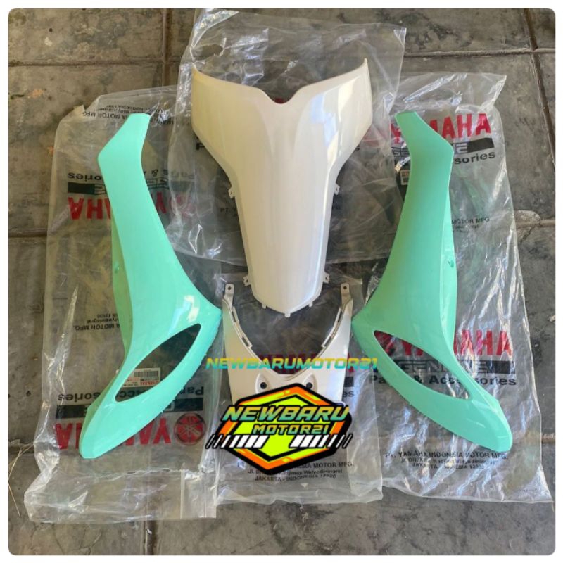 PAKET BODY HALUS YAMAHA FINO 125 HIJAU TOSCA ORGINAL YGP