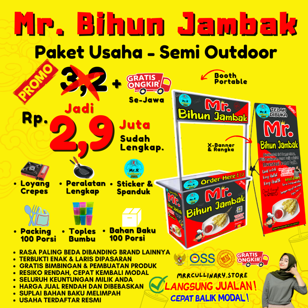 

PAKET USAHA MR. BIHUN JAMBAK || KEMITRAAN USAHA