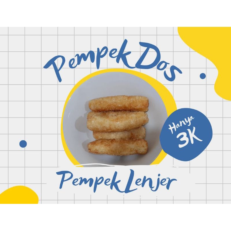 

PEMPEK DOS LENJER (TANPA IKAN)