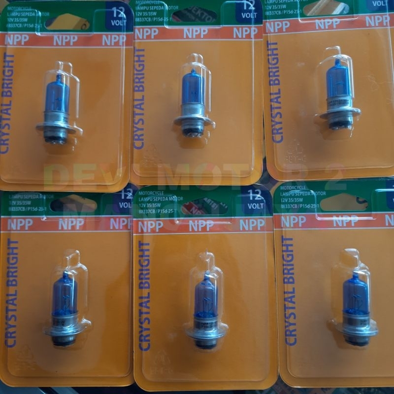 Bohlam Motor Halogen Crystal Bright NPP