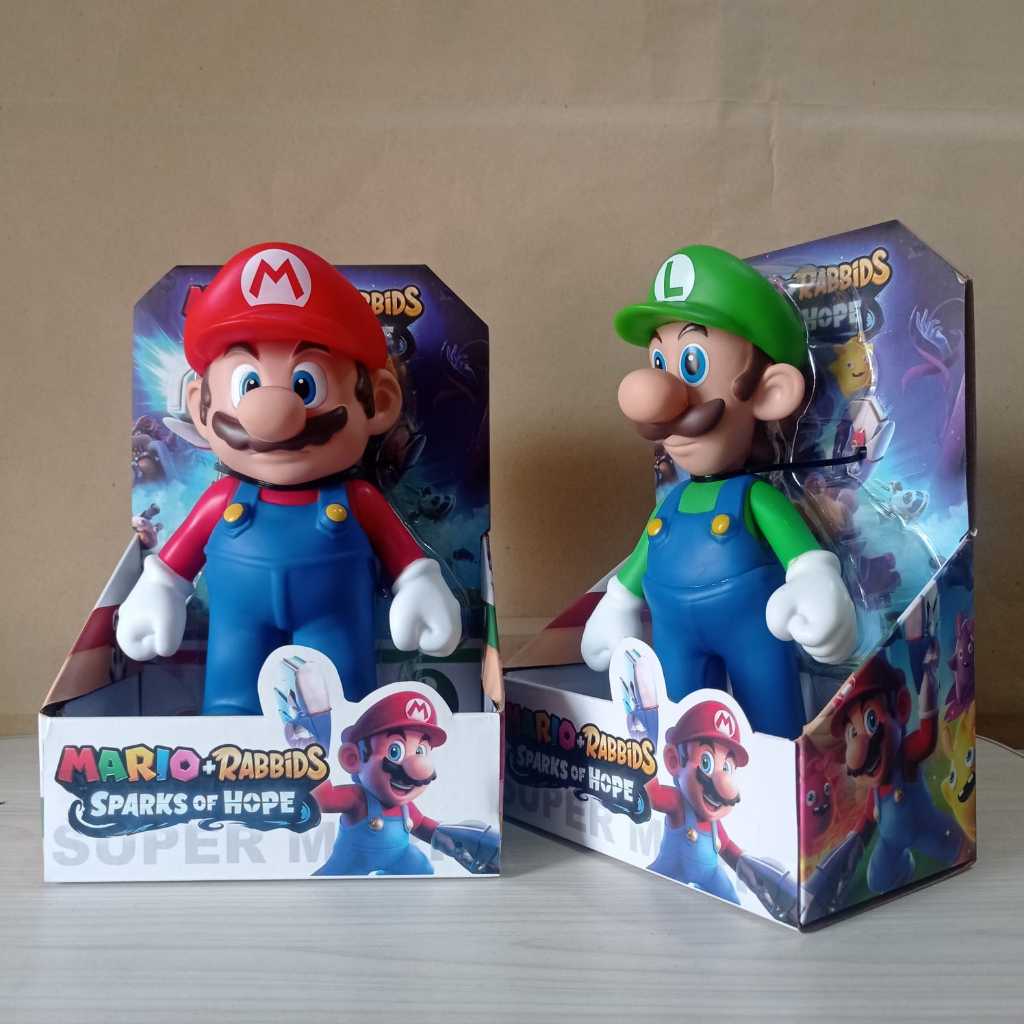 Sellyliavitaliavita Action Figure Super Mario + Rabbids Sparks Of Hope 23 Cm
