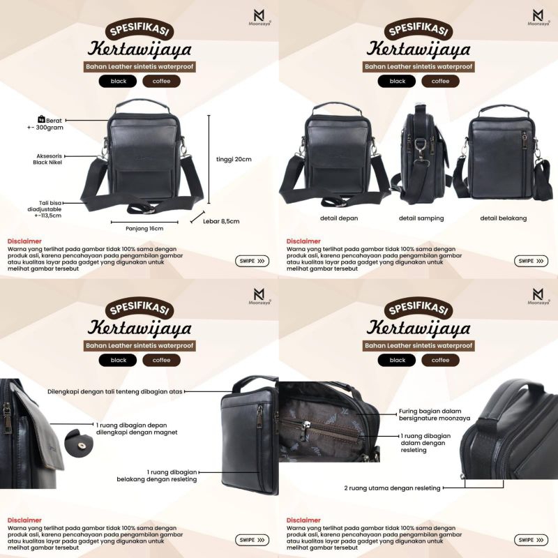 kertawijaya Tas Cowok Original Moonzaya