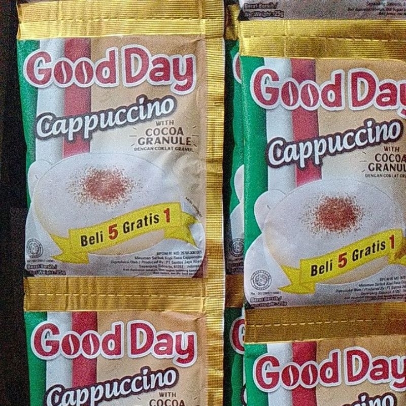 

Good Day Cappuccino Kemasan Ecer