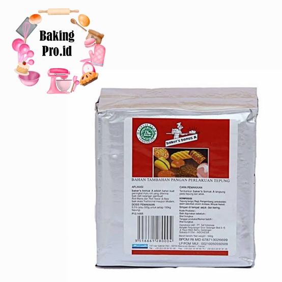 

Bread Improver Baker Bonus 500gr JUAL RUGI EXP 13 DES 2024