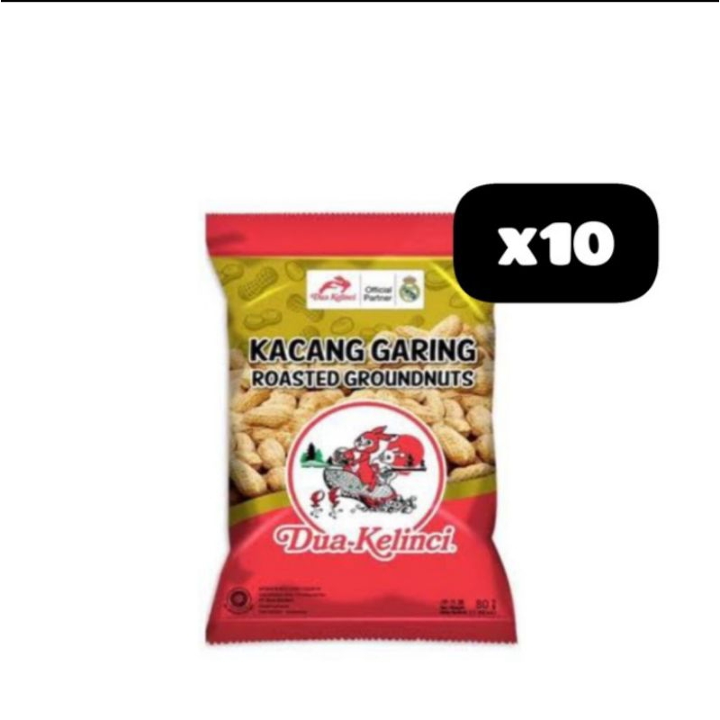 

dua kelinci kacang garing renceng 10 pcs