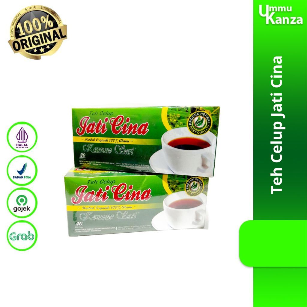 

Teh Celup Jati Cina Teh Herbal Pelangsing Kencono Sari Original