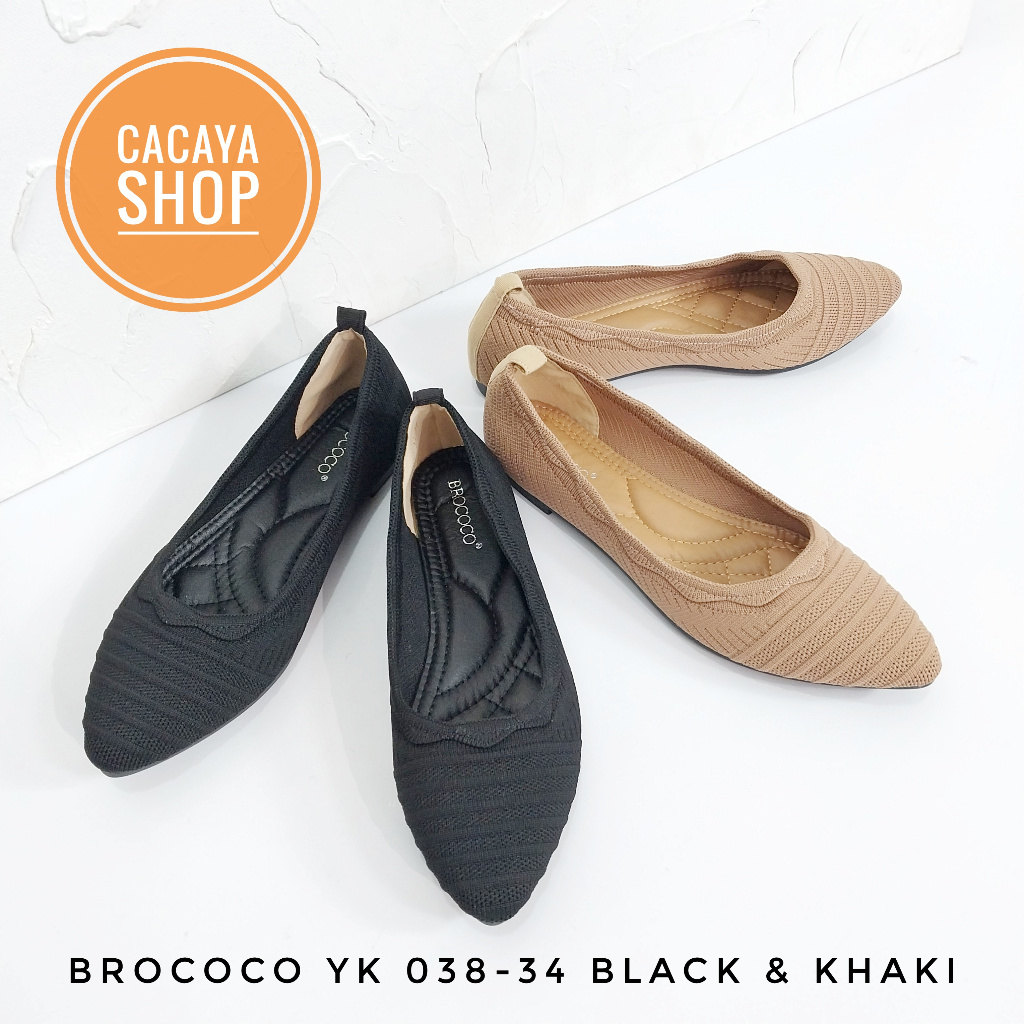 SEPATU FLAT WANITA BROCOCO YK 038-34 CACAYA