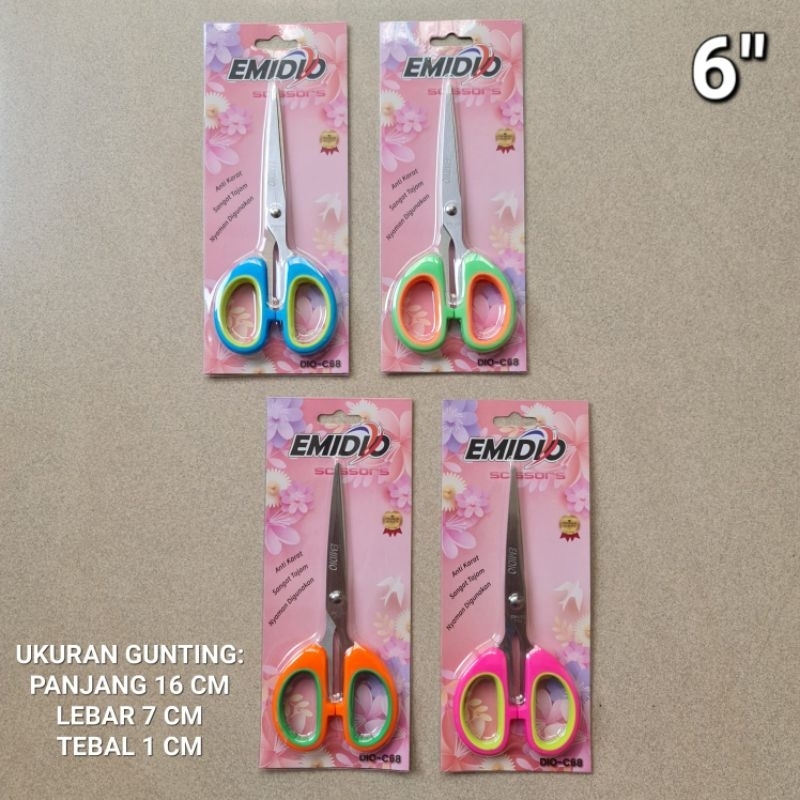 

Gunting Gagang Warna Medium 6 INC C68