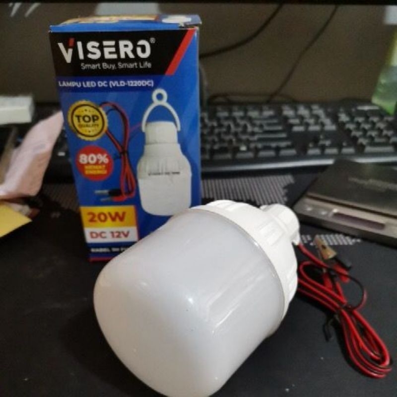 Lampu aki visero 20 watt dc12v