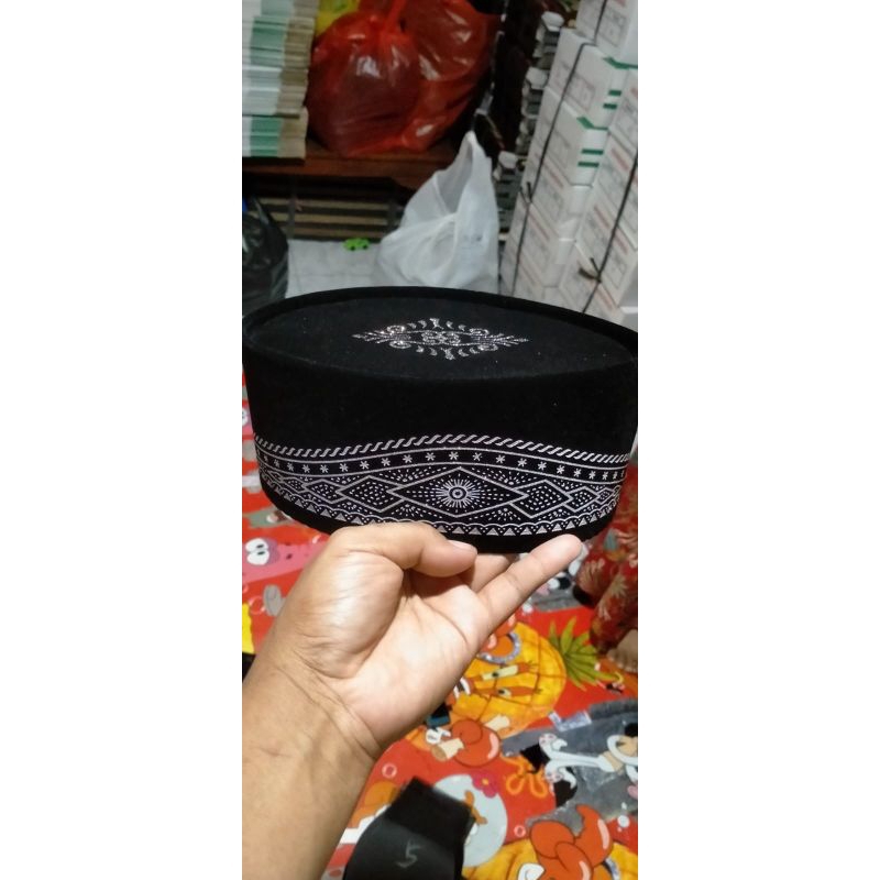 Peci Sablon Motif Batik Peci Keren anak dan dewasa