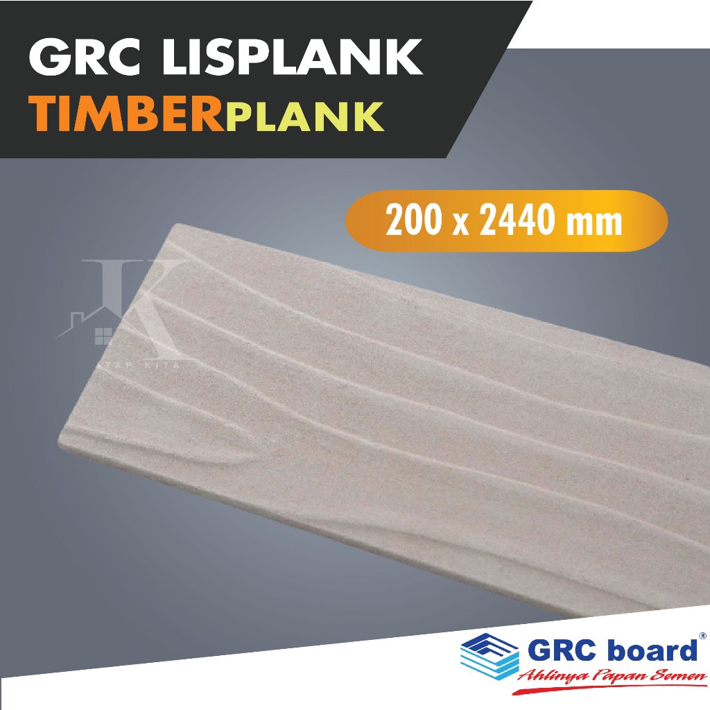 Lisplank Grc 20 CM / TimberPlank Urat Kayu Grc / Lisplang Timber