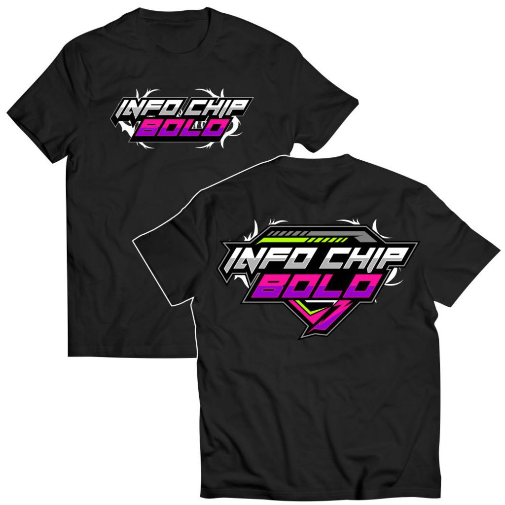 KAOS INFO CHIP katun combed30s tshirt unisex cewek cowok TERLARIS