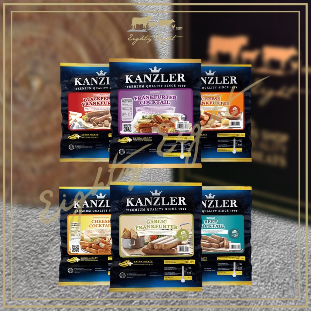 

SOSIS KANZLER - BEEF COCKTAIL / CHESEE COCKTAIL / FRANKFURTER / BLACKPEPPER