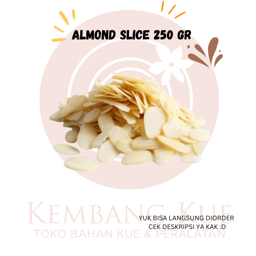 

Kacang almond slice 250GR