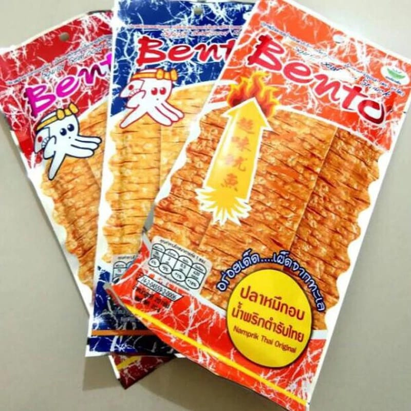 

HALAL JUHI BENTO SQUID THAILAND 20 GRAM SNACK CEMILAN CUMI INSTANT SWEET&SPICY CEMILAN INSTAN