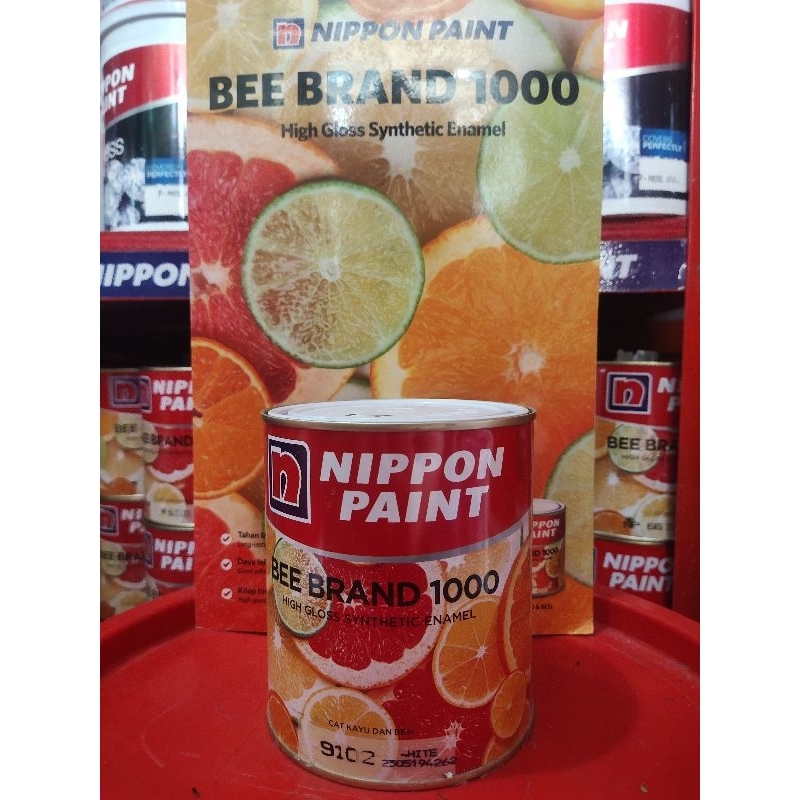 CAT KAYU/BESI NIPPON BB1000 (PUTIH)