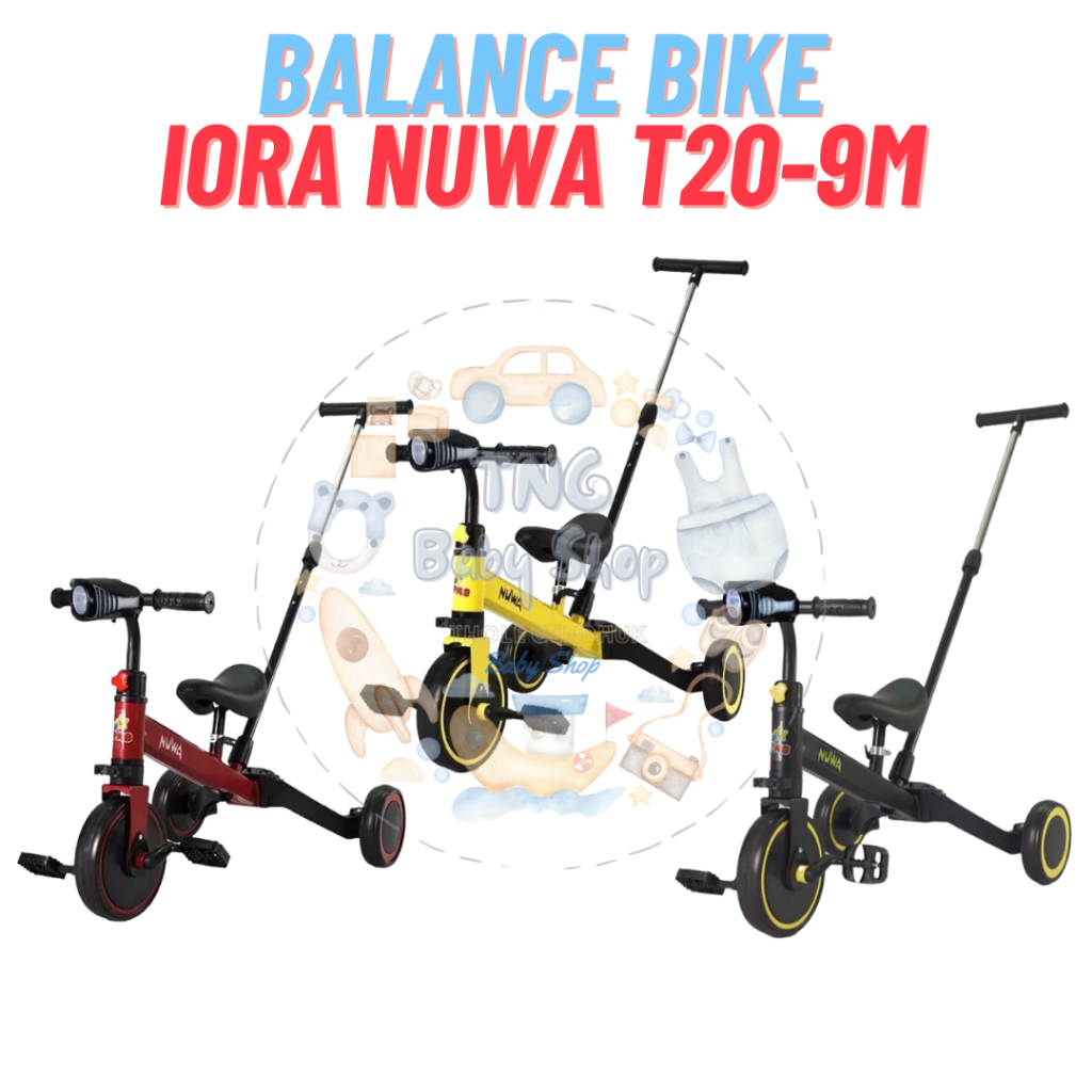 Balance Bike IORA Nuwa T20-9M + Dorongan