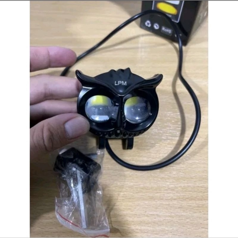 Lampu Tembak Laser LED D2 Owl 2 warna model OWL