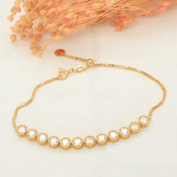 Gelang Serut Hala Basic Collection BC220579 Hala Gold 8K
