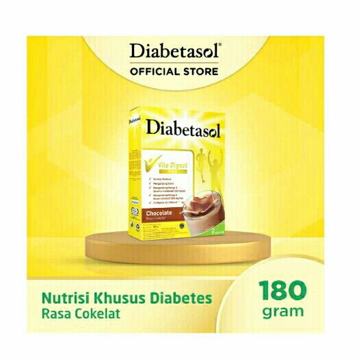 

Diabetasol susu formula diabetes vita Digest coklat 180