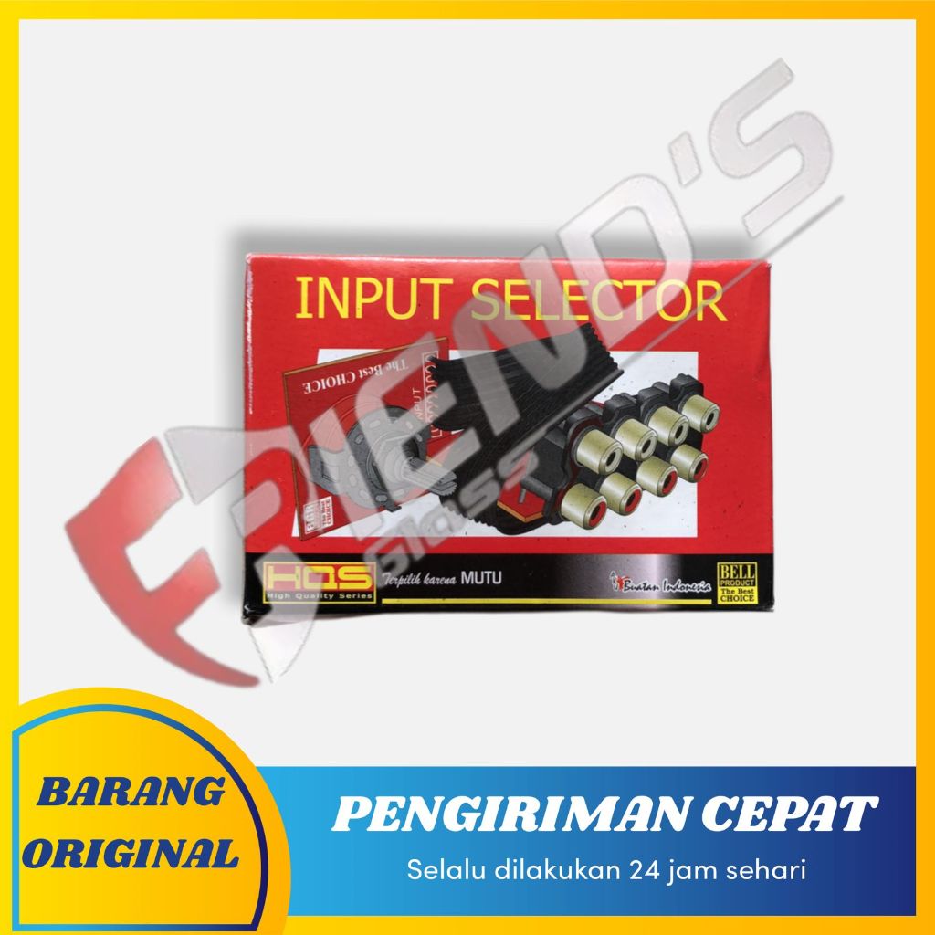 KIT SELECTOR INPUT AUDIO - SELECTOR INPUT BOX BELL- INPUT SELECTOR (HIGH QUALITY)