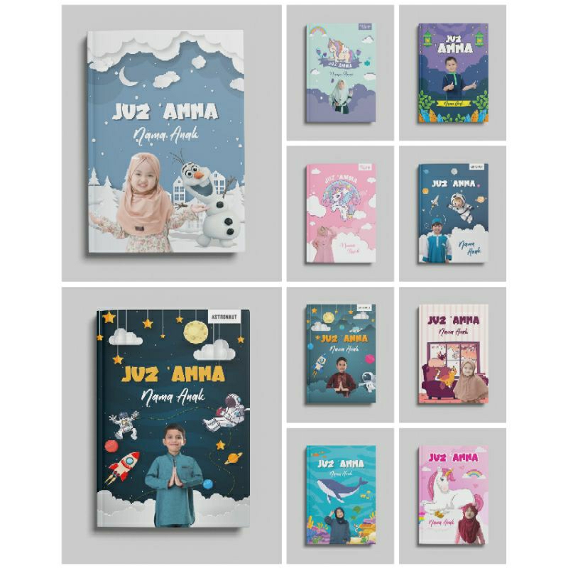 

IQRA CUSTOM NAMA DAN FOTO BERWARNA FULL COLOUR HARDCOVER DAN SOFT COVER bonus kalam/tuding nama!