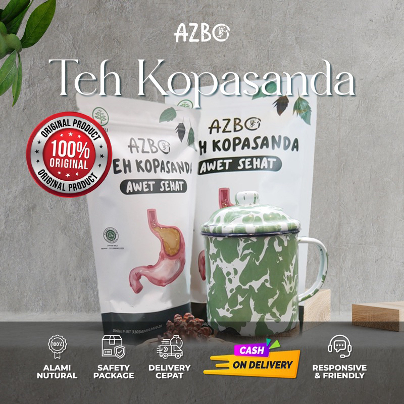 

Teh Kopasanda Awet Sehat Azbo 120 g | Obat Lambung dan Insomnia