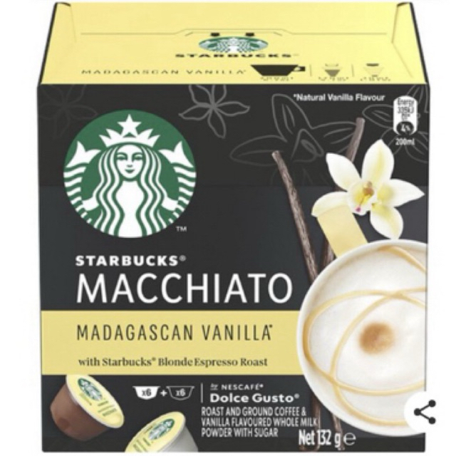 

(PO KOREA) STARBUCKS DOLCE GUSTO VANILLA MACCHIATO [COFFEE + MILK CAPSULE] BEST SELLER