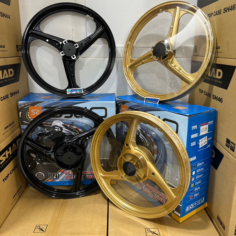 Velg Pelek Racing Assio Palang 3 Yamaha FIZR /Jupiter Lama/Vega Lama/Crypton/Alfa / Jupiter Burhan