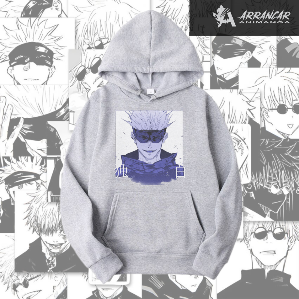 HOODIE ANIME PREMIUM GOJO SATORU JUJUTSU KAISEN SATORU GOJO