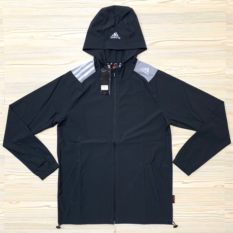JAKET MICRO PRIA LENGAN PANJANG TOPI KUPLUK IMPORT ADIDAS RUNNING OLAHRAGA SPORTY