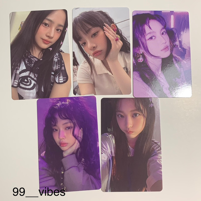 ready stock Official Photocard New jeans Get Up Bunny beach Bag group pink version